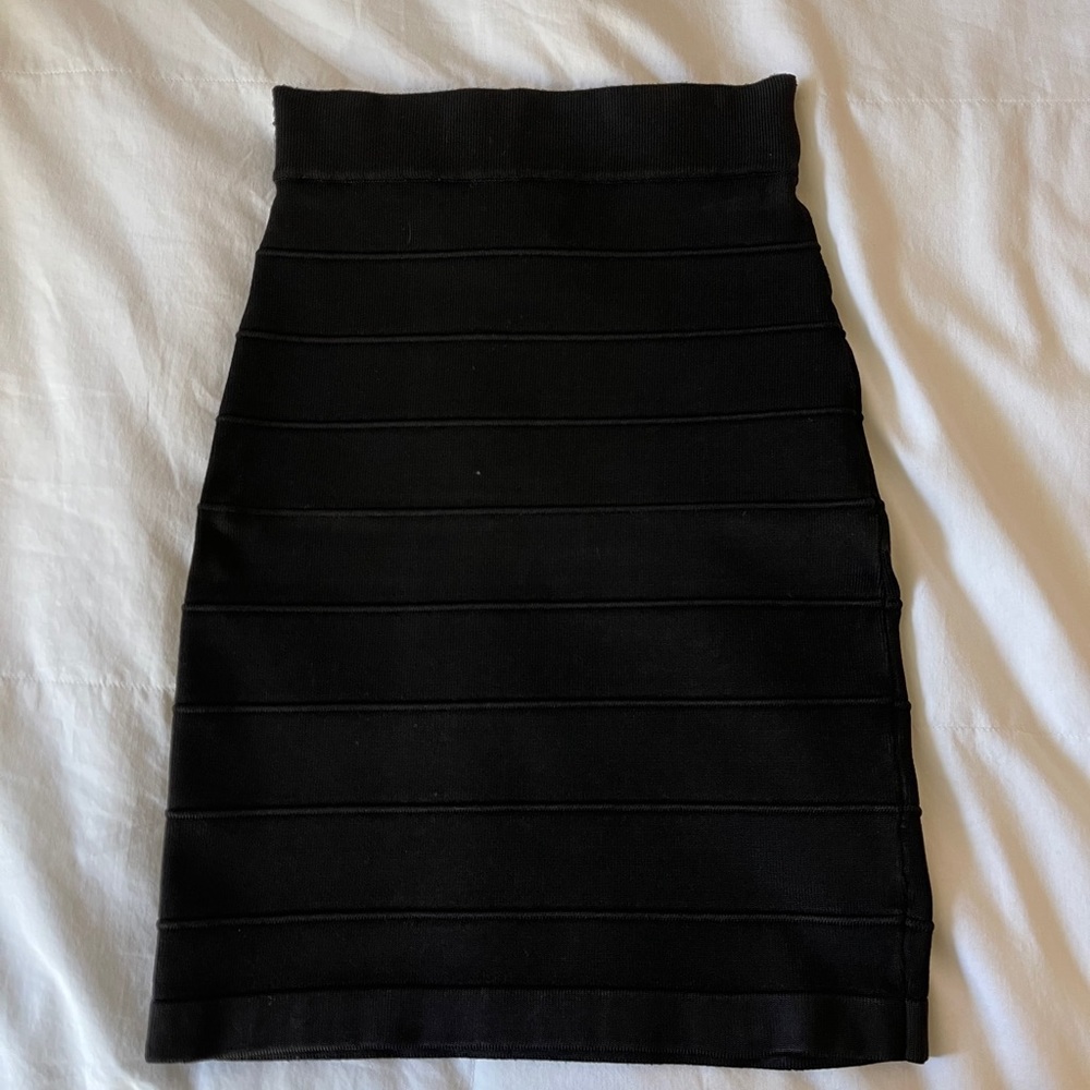 Black Bandage BEBE Skirt